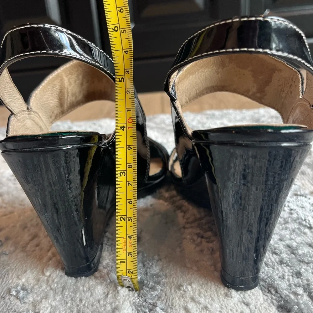 Donald J Pliner Neka Patent Leather Sandals